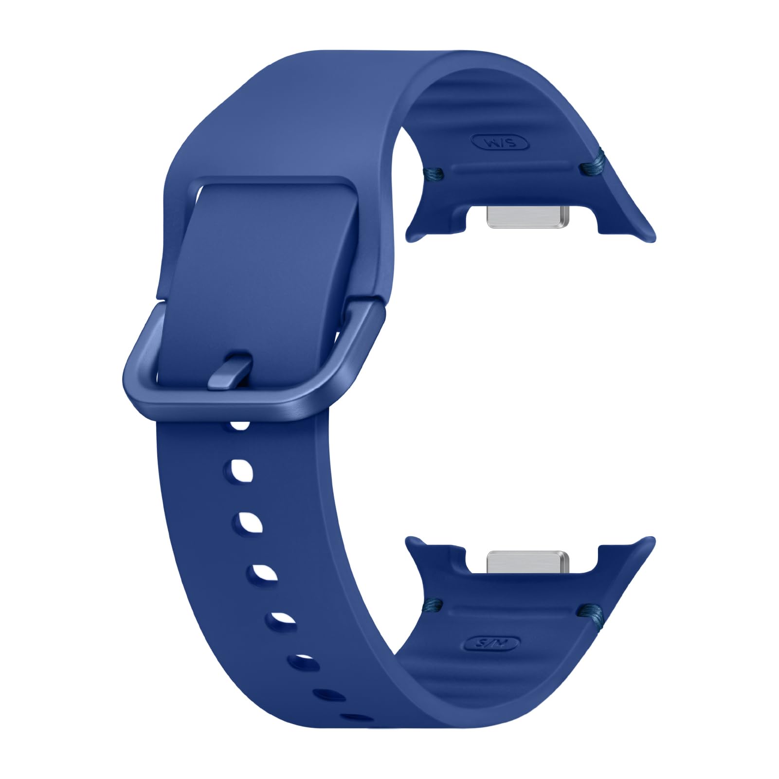 Samsung Galaxy Watch 8 Series Sport Band, Rubber, Dynamic Lug System, Flexible Fit, Breathable, Compatible with Galaxy Watch 8 and Watch 8 Classic, S/M Navy