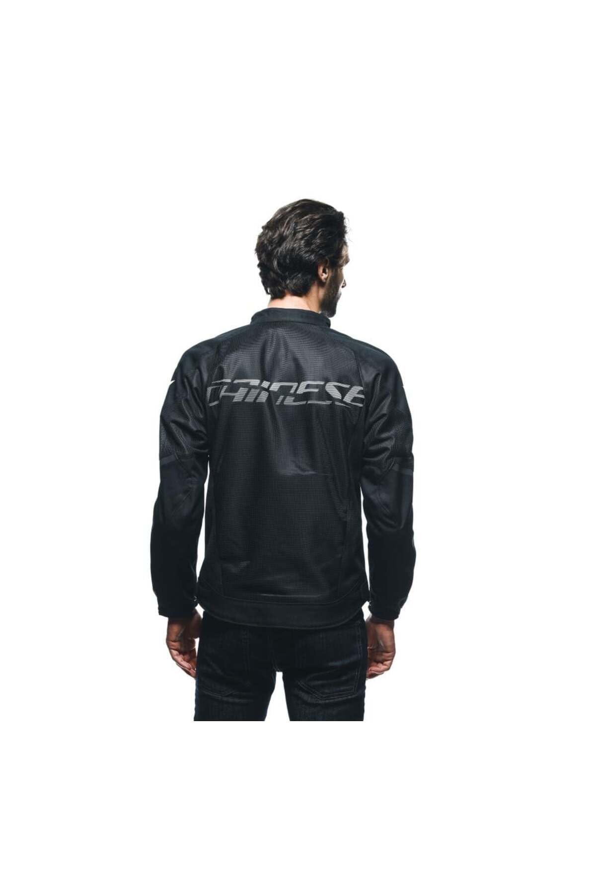 DAINESE Air Graphics Tex Jacket Giacca Moto Estiva, Ventilata e Leggera, con Protettori Morbidi su Spalle e Gomiti Uomo