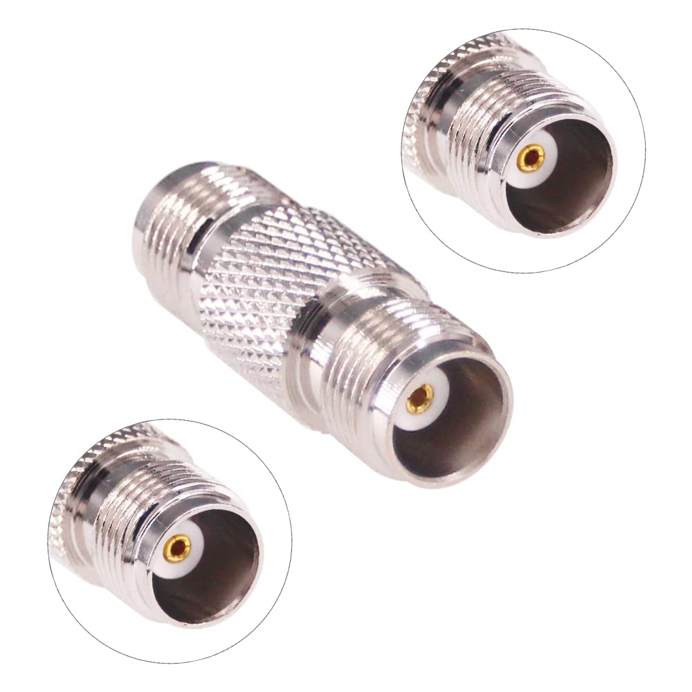 4pcs TNC Female to Female RF Coaxial Coax Adapter TNC to TNC Connector(F148-4)