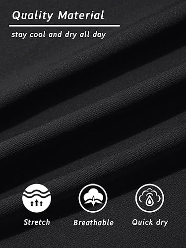 Miniatura 7 de TACVASEN Camiseta sin mangas de secado rápido para hombre, protección solar UPF 50+, camisetas sin mangas para gimnasio, entrenamiento, playa,