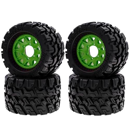 Roues de voiture télécommandée haut de gamme 120mm en caoutchouc de chenille