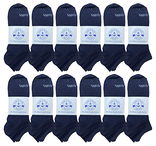 BILLIONHATS 12 Pairs of Men's Wholesale Shoe Liner Training Socks, No Show, Thin Low Cut Sport Ankle Bulk Socks, 10-13