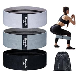 Resistance Bands for Working Out, 3 Levels Exercise Bands Workout Bands Set for Women Men, Hip Legs Booty Bands for Home Fitness, Gym, Yoga, Pilates