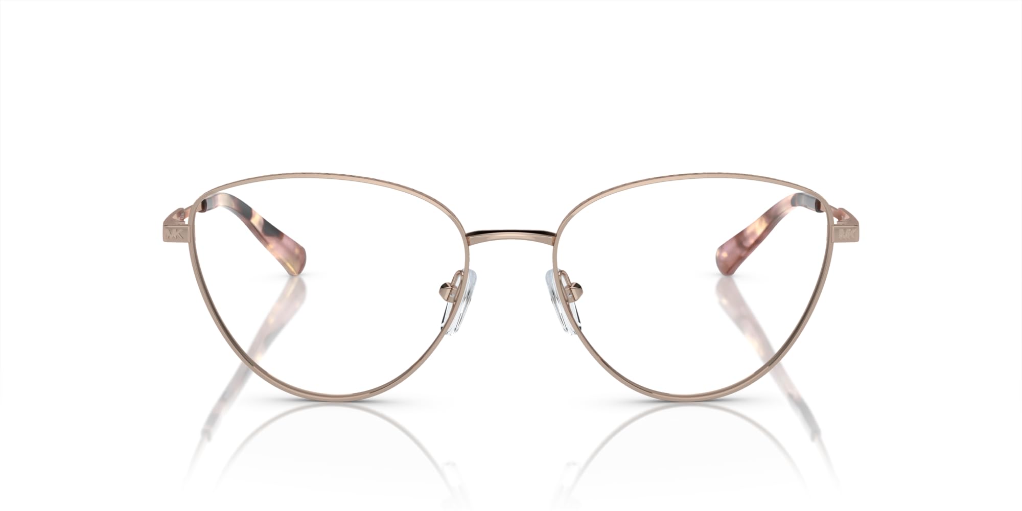 Michael Kors Okulary damskie MK3070 Crested Butte Cat Eye okulary korekcyjne oprawki, różowe złoto/soczewki demo, 55 mm, Różowe złoto/soczewka demo, 55 mm