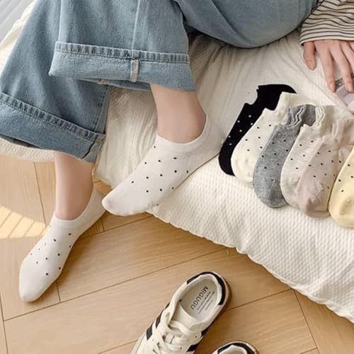 5 Pairs Womens No Show Socks Low Cut Liner Socks with Non-Slip2