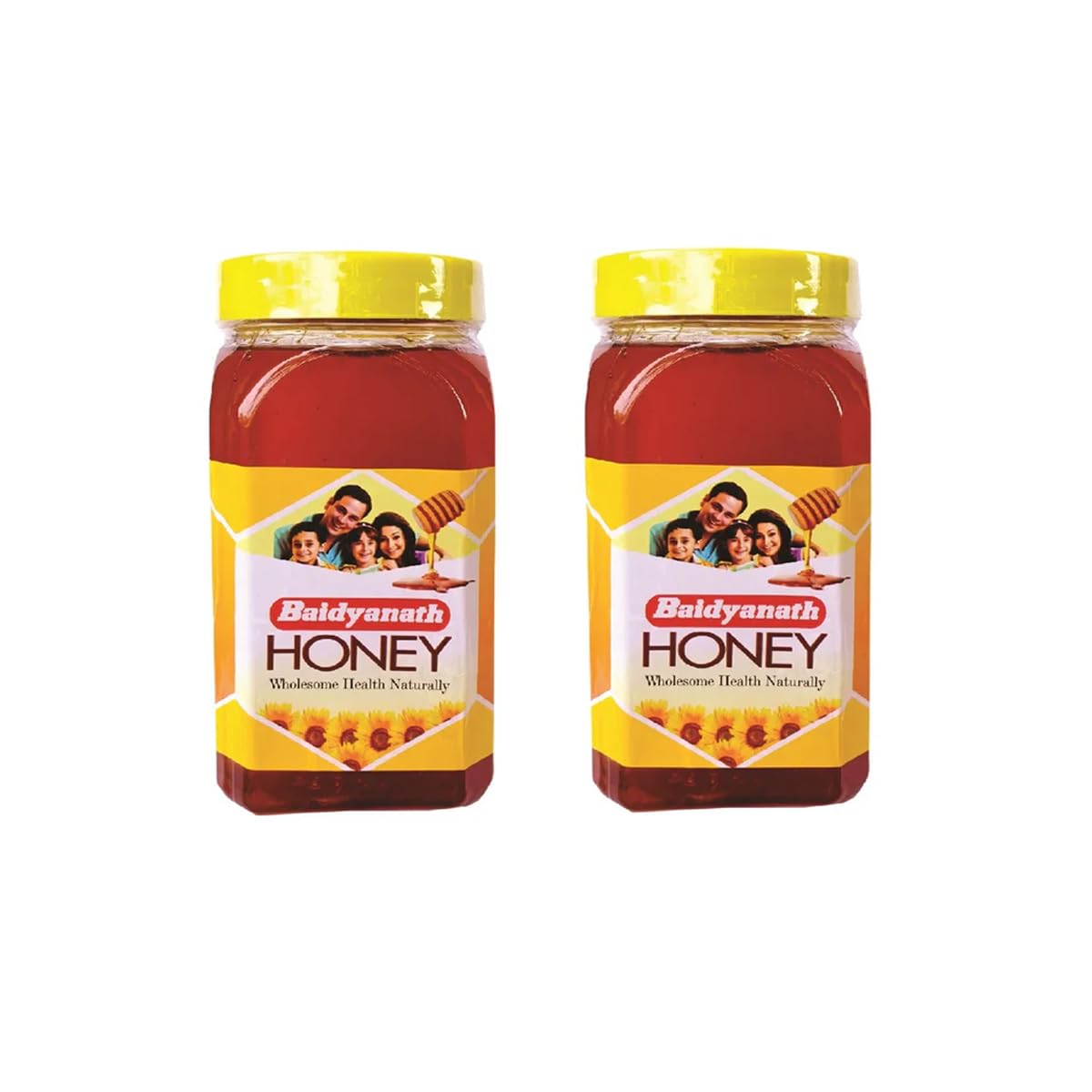 Honey 500G (Pack of 2) | Natural Immunity Booster, Pure & Wholesome - Weight Loss Support, Radiant Skin, Cough & Cold Defense | No Added Sugar