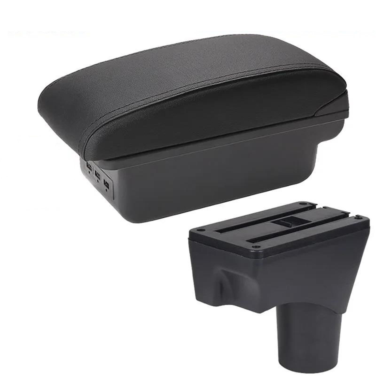 Hjkdsz Type B For Nissan For March For Micra K13 2010-2022 Armrest Box Car Storage Center Console Interior Parts Dedicated Retrofit(Type B)