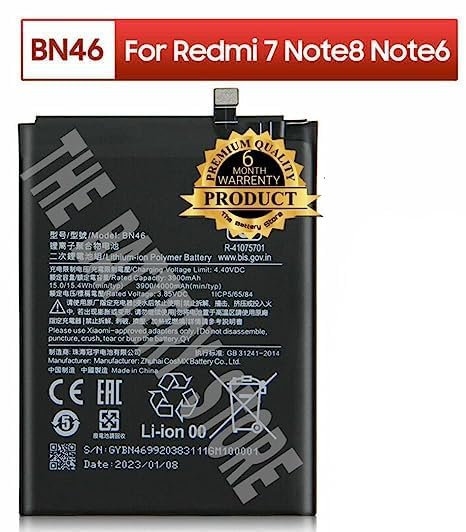 Image of Original BN46 Battery for Redmi Note 6, 8, Y3, 7 Battery with 6 Month Warranty ***(Y00000285)