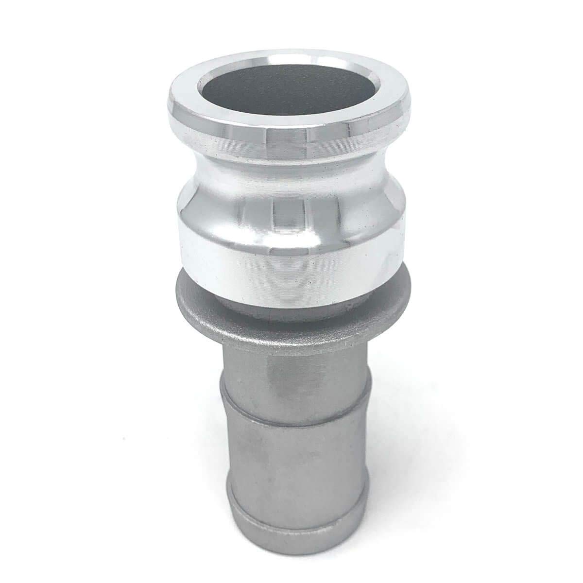 Aluminum Type ER Cam and Groove Fitting Reducer, 2? Male Camlock x 1-1/2? Hose Shank (CAM-2015-ER-AL)