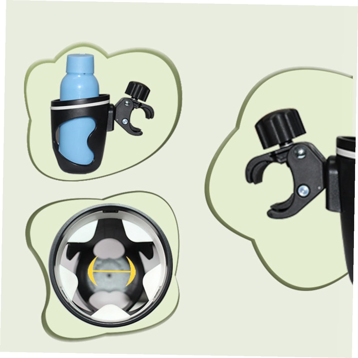 Toddmomy 2 Piezas Botella Cochecito de Niña Accesorio Multifuncional Carritos Compatible Instalación sin Herramientas Resistente