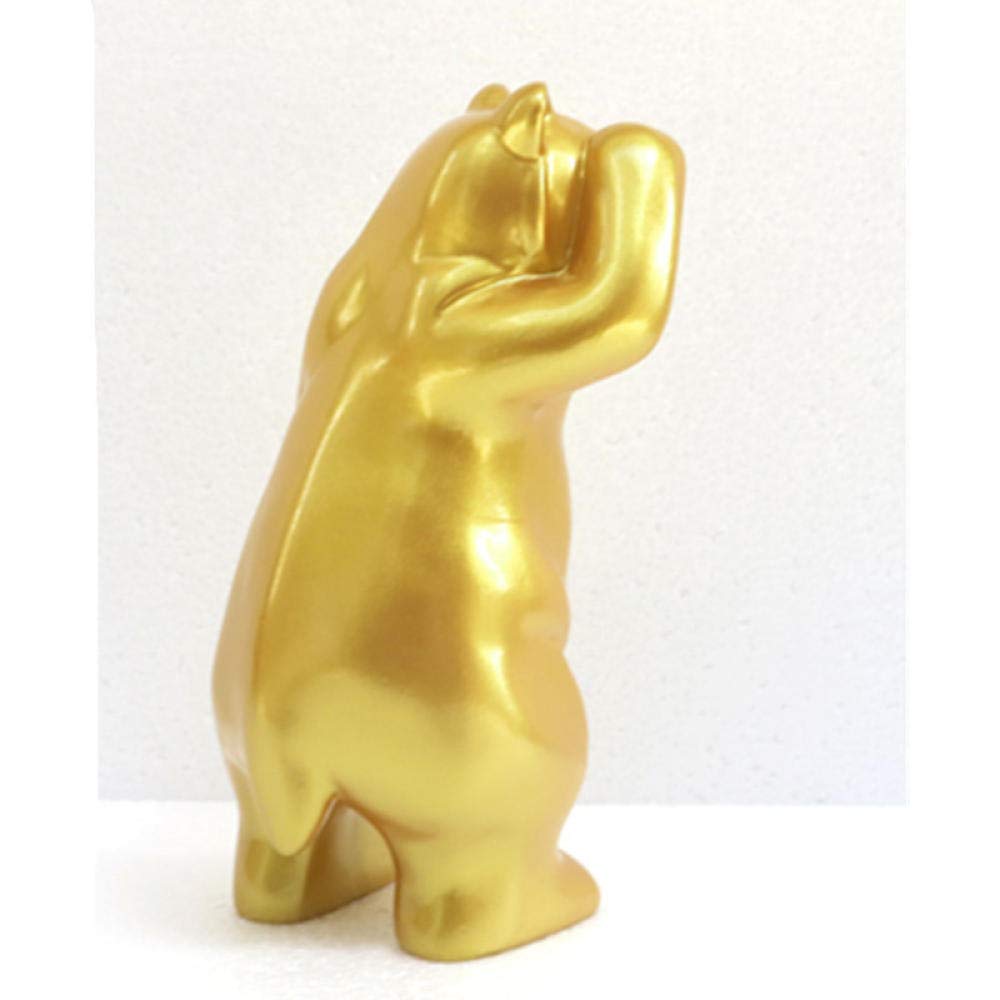 Estatua De Adornos Figuras De Decoración De Escultura De Artesanía De Resina De Oso