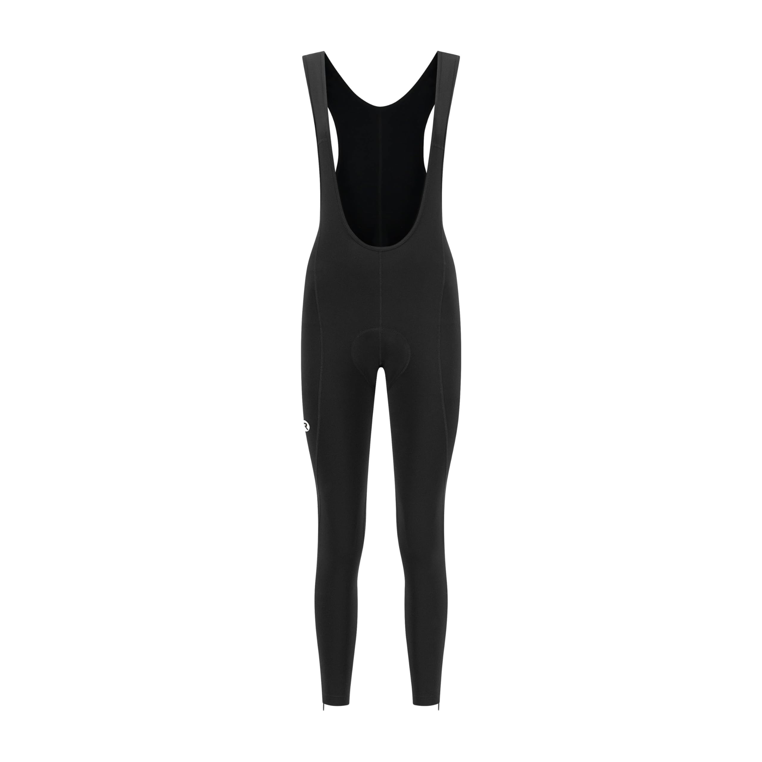 Rogelli Core Pantaloni Lunghi da Ciclismo - con Bretelle Donne, Nero, Misura 2XL