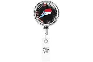South Yemen Flag Country Metal Badge Clip Holder Keep Your Badge Secure