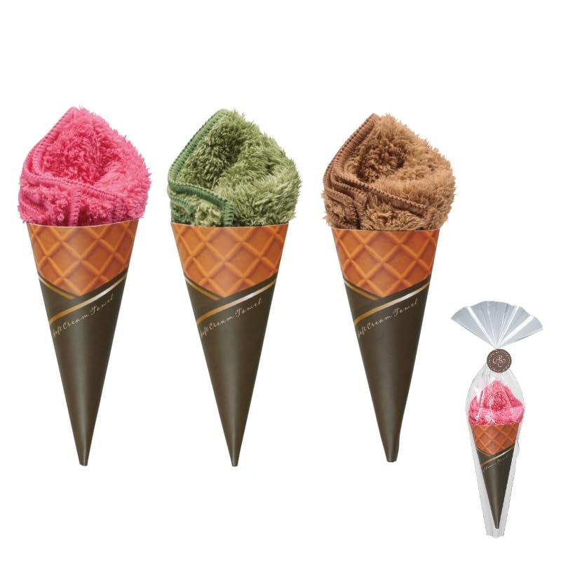 Amazon｜【単品販売】リッチチョコ ソフトクリームタオル アイス