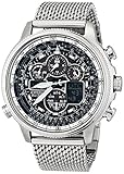 Citizen Navihawk A-Orologio da uomo con Display analogico e digitale e cinturino in acciaio INOX...