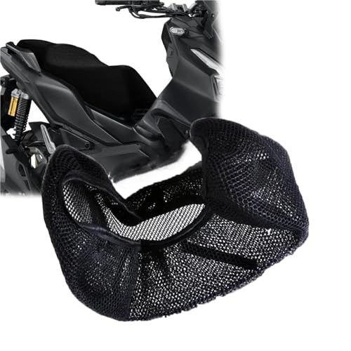 Funda de asiento de malla para Honda ADV350 2022-2023 protector negro