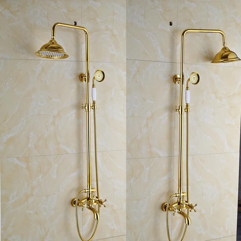 Mitigeur de Douche à Double Commande en Or pour Éliminer les Variations de Température