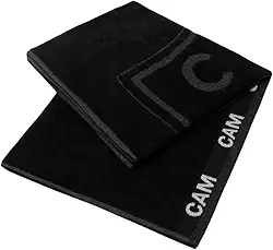 Toalha de Banho Atlético Mineiro Escudo Brasão Oficial Buettner Jacquard cor Preto