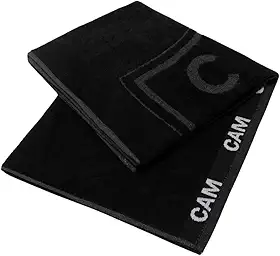 Toalha de Banho Atlético Mineiro Escudo Brasão Oficial Buettner Jacquard cor Preto
