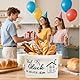 Brotkorb aus Stoff modern Brottasche Brotbeutel, Neues Zuhause Geschenk, Einweihungsgeschenk Haus,Brottasche Geschenkidee zum Einzug Brotkorb aus Stoff (Weiß)