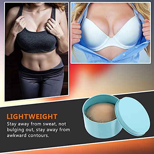 EXCEART 8 Stuks Vrouwen Tepel Pasteitjes Siliconen Onzichtbare Borst Cover Stickers Dames Anti Bump Tepel Cover Met Doos… - Image 7