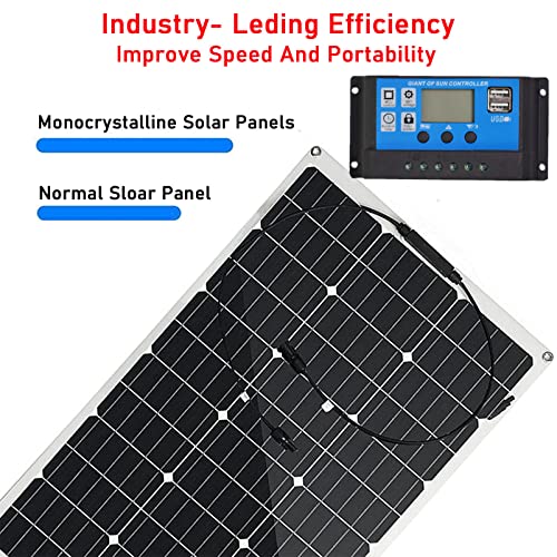 Kit solar 1000W para autocaravanas y barcos con placas flexibles de 200W para camping sin límites 4