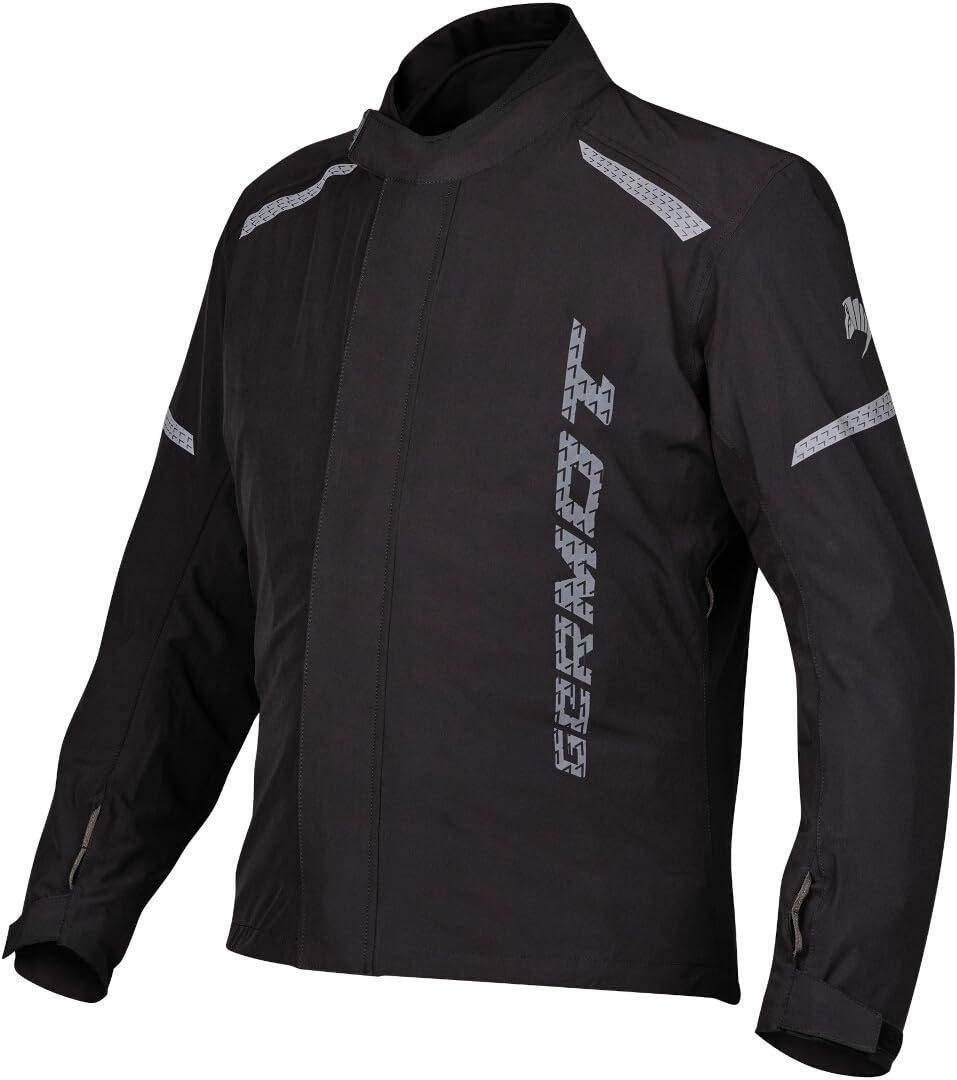 Germot InsideOut Motorrad Textiljacke, schwarz/anthrazit/rot, 5XL | Wasserdicht