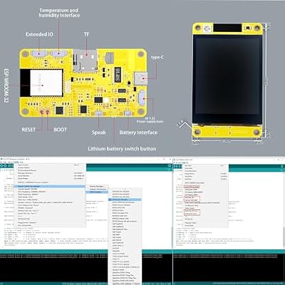 ESP32 Touchscreen 2.4 Inch LCD TFT Module with Touch Screen Display Module ESP-WROOM-32 2.4 240x320 Smart Display Screen for Arduino LVGL WiFi Bluetooth Dual Core Development Board