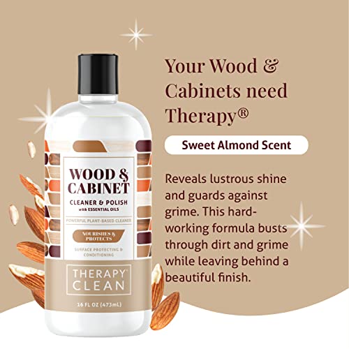 Therapy 8541814765 Wood Polish Bundle With Microfiber 16 Oz. - Wood Furniture Polish, Best Wood Furniture Cleaner thumb #1