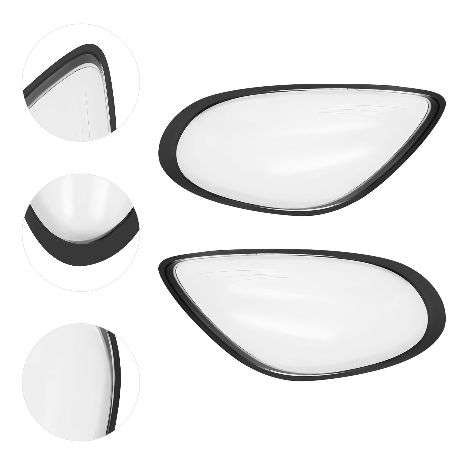InSyoForeverEC Pair Headlight Headlamp Lens Cover for 2014-2016Porsche Boxster/Cayman 981,Clear Headlamp Cover Left Driver+Right Passenger Replacement (2014-2016Porsche Boxster/Cayman 981)