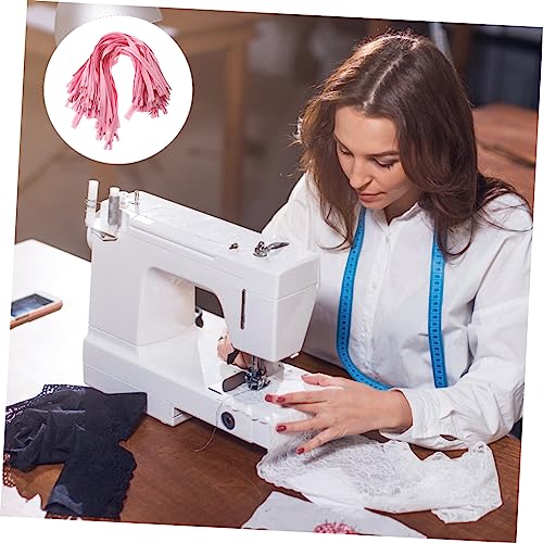 Sewroro 100 Pçs Zíper Oculto Selvage Metal Zíper Deslizantes Zíper Inferior Deslizantes Zíper Slider