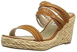 Raffia wedge, padded memory foam insole