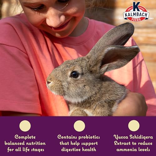 Kalmbach Feeds 15% All Natural Rabbit Feed Pellets, 50 lb Bag