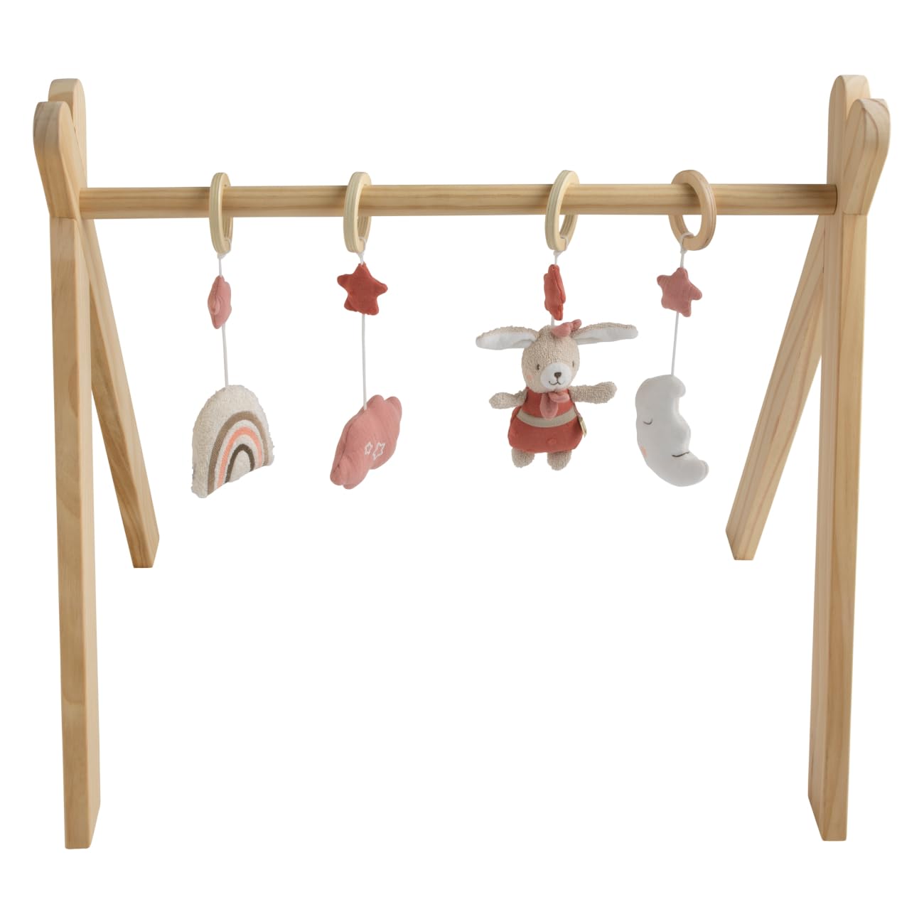 Arche d'éveil bois avec 4 jouets