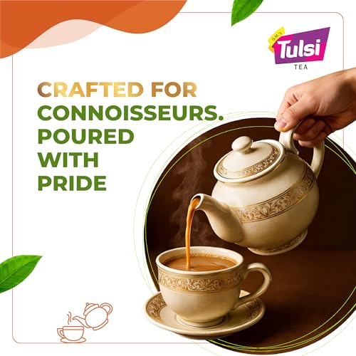 Image of Tulsi Gold Tea CTC Leaf 1kg - Premium Assam Chai Patti | Superior Tea Powder