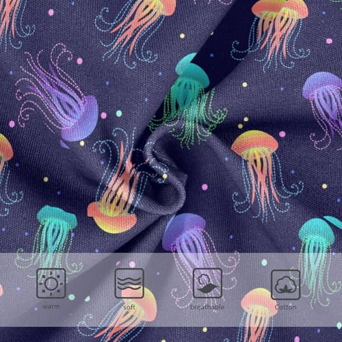 Little Girl Underwear Toddler Panties Kids Undies Colorful Jellyfish Soft Cotton Briefs 2T-8Y3