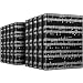 WOGOD Music Sheet File Paper Documents Storage Folder Holder Plastic.A4 Size,40 Pockets (1 Blue+1 Pink)