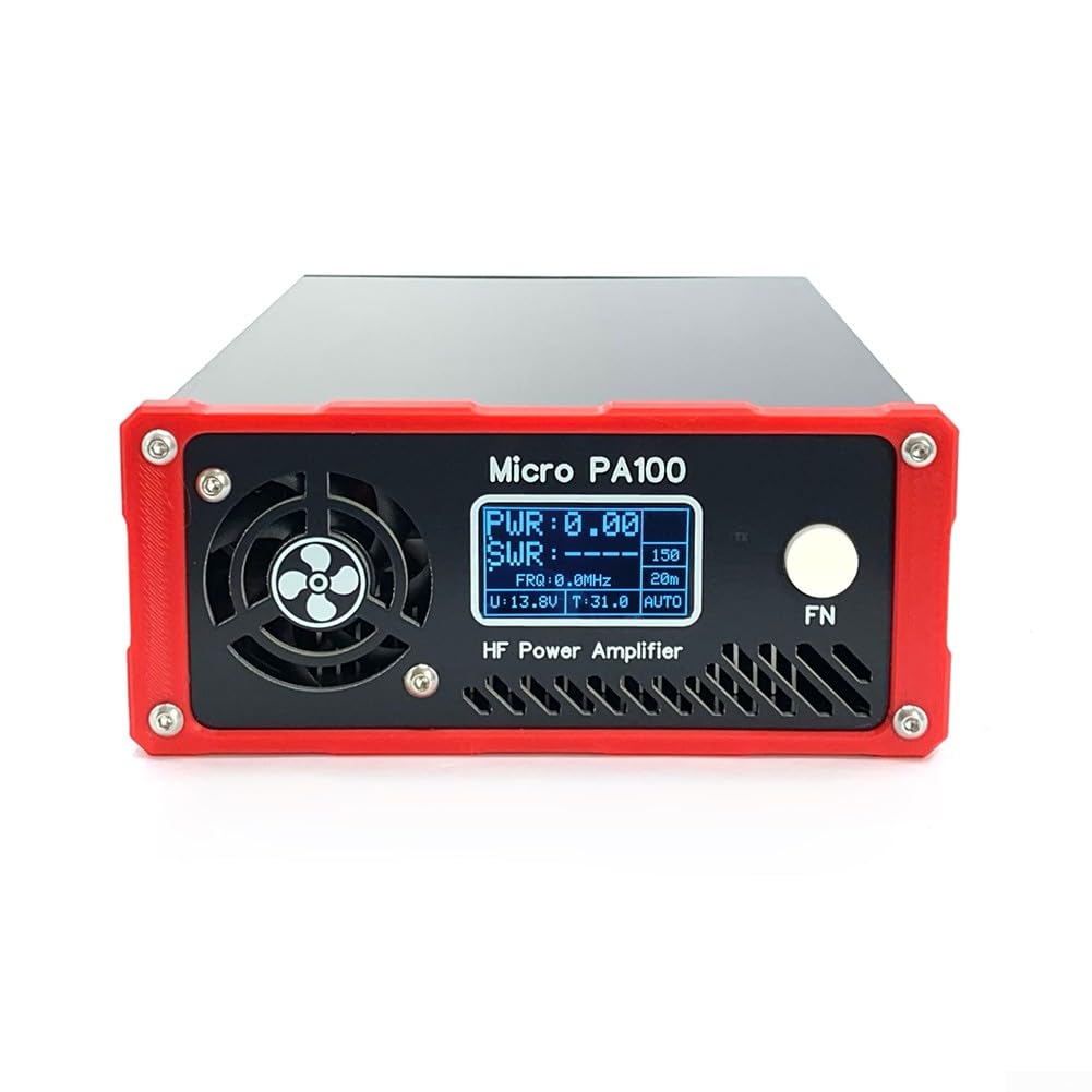 MiPA100 tragbarer 100-W-Kurzwellenfilter für HAM-Radio 3,5–30 MHz, automatische LPF-Umschaltung, ICOM/YAESU/XIEGU kompatibel mit Kühlventilatoren