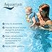 Aquarian Above Ground Pool Kit w/Pump & Leaf Skimmer, Phoenix Steel-Frame, 21', Transparent - Large Heavy-Duty Outdoor Family Swimming Pool for Backyard, Patio, and Yard