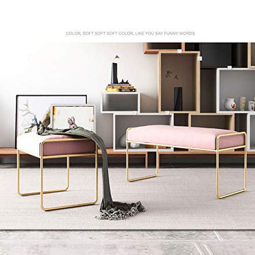 Repose-pieds nordique long et tabouret de chaussage 90 cm pour entrée moderne