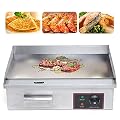 Flat Top Grill, 110V 3000W 22'' Commercial Electric Countertop Griddle Nonstick Restaurant Teppanyaki Cooking Stove for Outdoor Kitchen BBQ Pancake