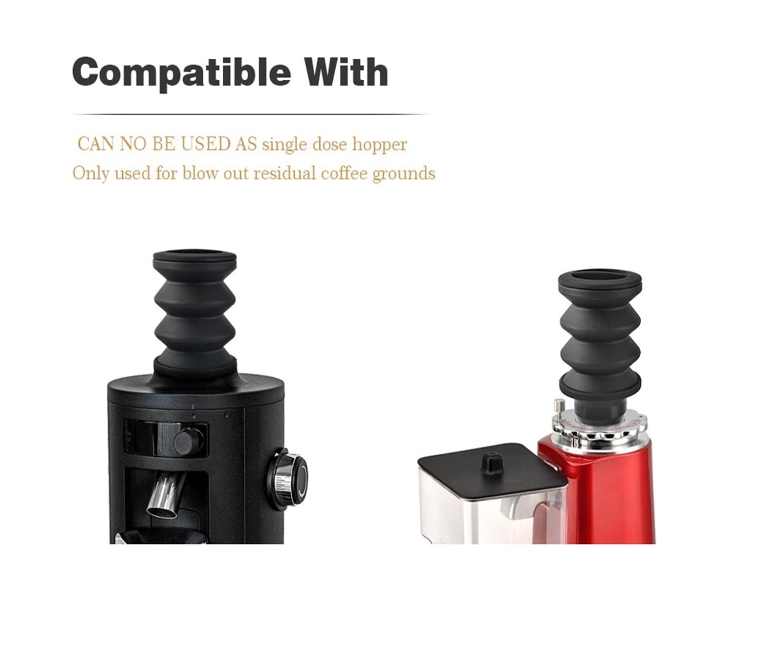 Kompatibel For Mahlkonig, X54 EK43, Kompatibel For CAFEMASY, Kaffeemühle Hopper Kaffeemühle Reinigungswerkzeug Zubehör, Blow Hopper(For Smart Mini)