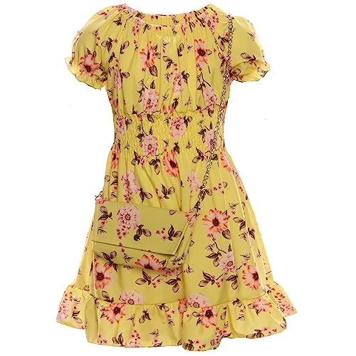 Robe d'été pour fille avec poche offrez un sourire radieux et jaune avec GILLSONZ