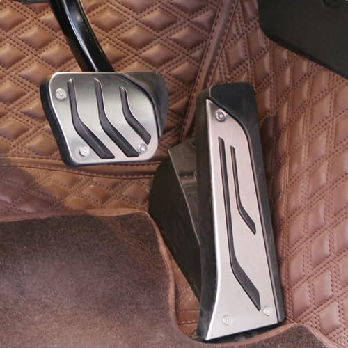 Pédales automatiques en acier inoxydable pour BMW F30 E90 E46