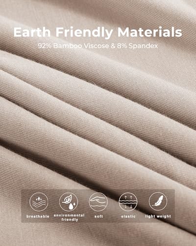 BAMBOO COOL Women's Pajama Shorts - Comfortable Bamboo Fabric - Drawstring Waist - Side Pockets - Pack of 32