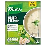 Knorr Chicken & Leek Packet Soup Mix, 50g, Pack of 3, Irish recipe