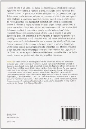 Essere Insieme In Un Luogo. Etica, Politica, Diritto Nel Pensiero Di Emmanuel Levinas - 2