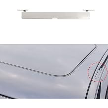 Roof Rack Port Cover Trim, Roof Rack Molding Port Cover Cap Compatible with BMW 5 Series G30 for G31 2018-2023 Left Side Rail Molding Trim Cover Plate White