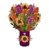 Lovepop Everyday Pop Up Card for Her and Him 3D Pop Up Bouquet Greeting Cards for Men Women Fall Flower 1025 x 75 Floral Bouquet Blank Note Card Envelope Included
