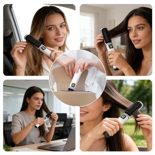Cepillo Plancha de Pelo Mini Portátil Inalámbrico miniatura 5